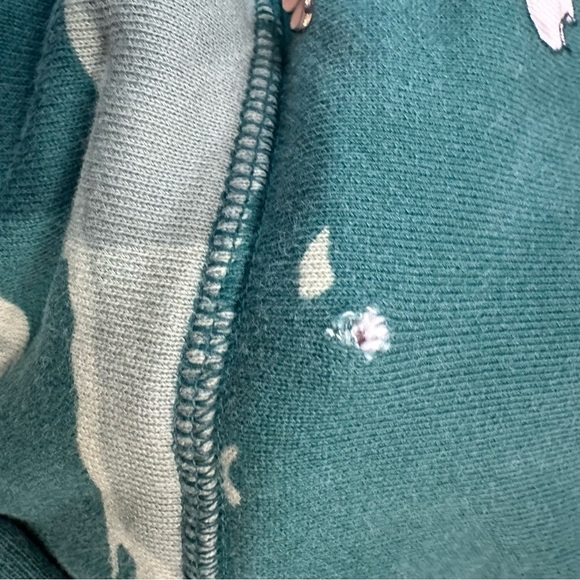 Air Jordan youth large camo spell out hoodie sweatshirt FLAWED - Picture 3 of 8